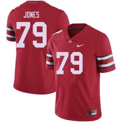 NCAA Ohio State Buckeyes Men's #79 Dawand Jones Red Nike Football College Jersey LNG6345KR